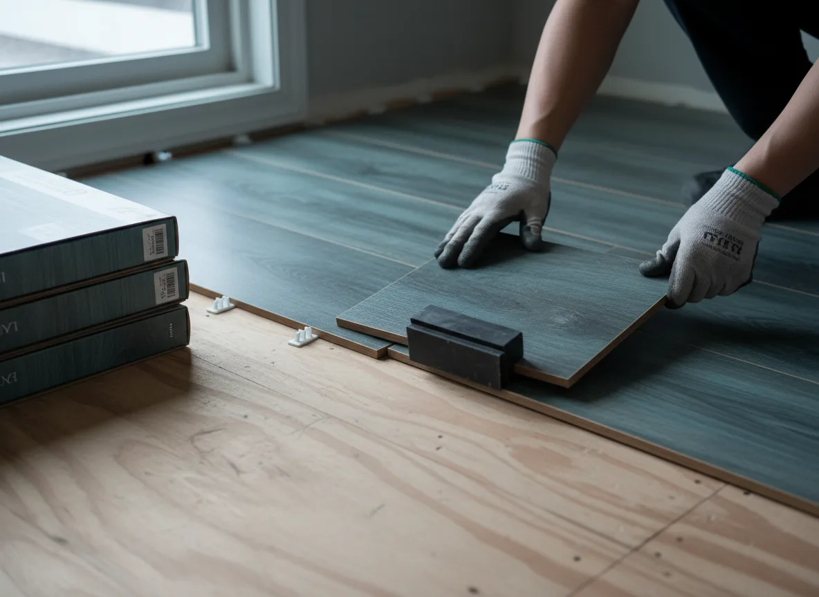 Luxury Vinyl Plank Installation company in Hannaford, ND